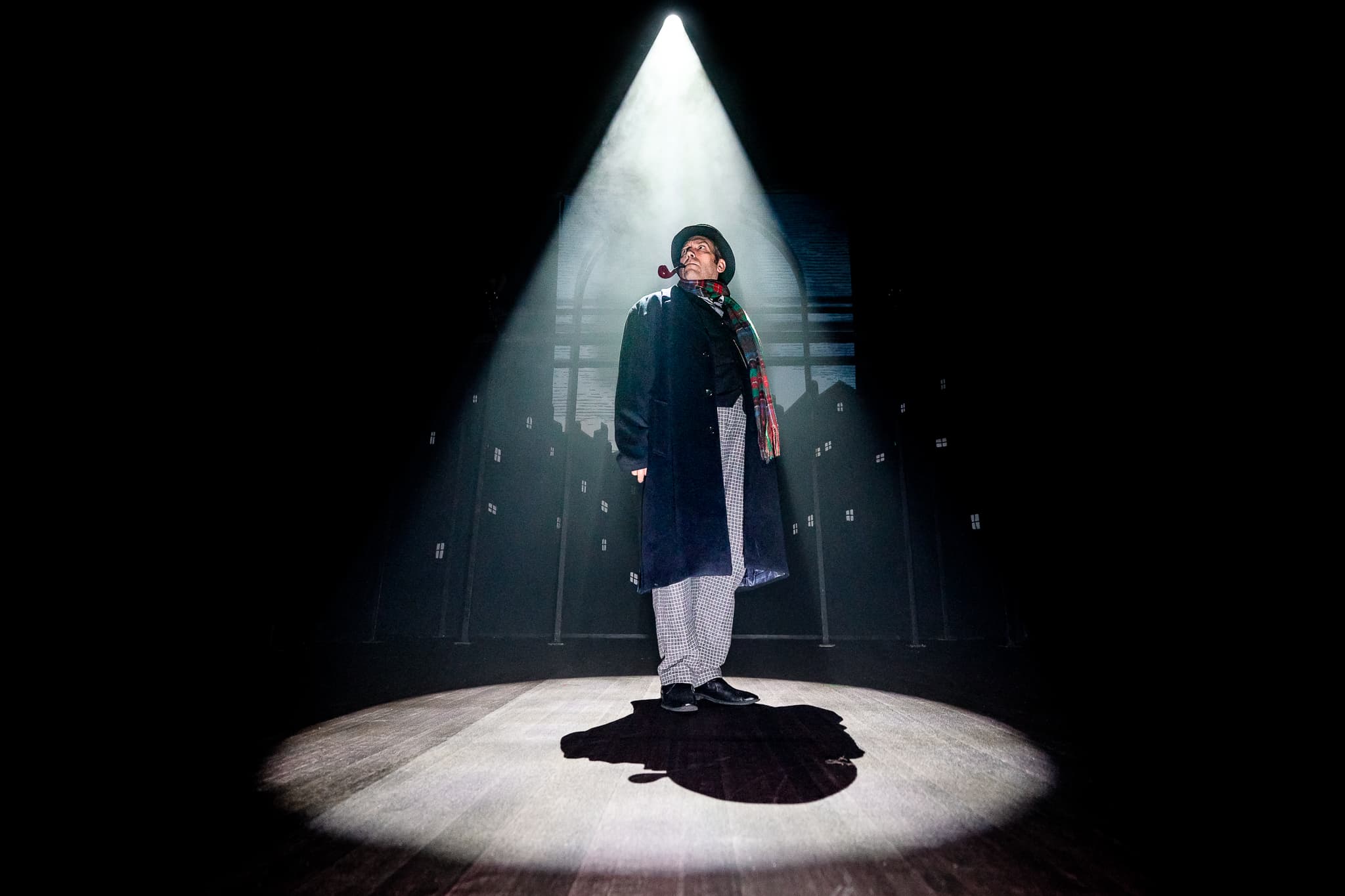 A Sherlock Carol at Marylebone Theatre, photographed by Steve Gregson