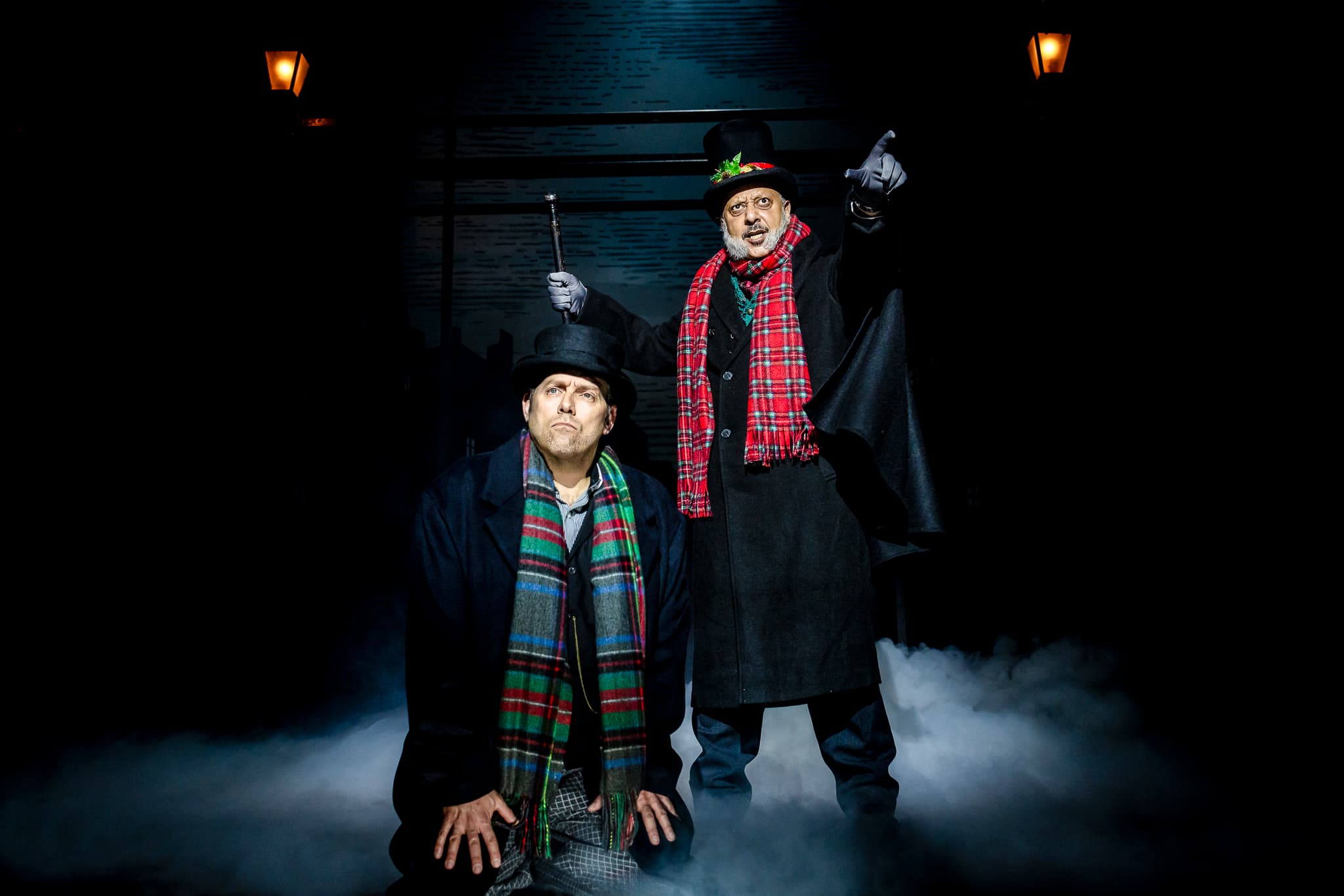 A Sherlock Carol at Marylebone Theatre, photographed by Steve Gregson