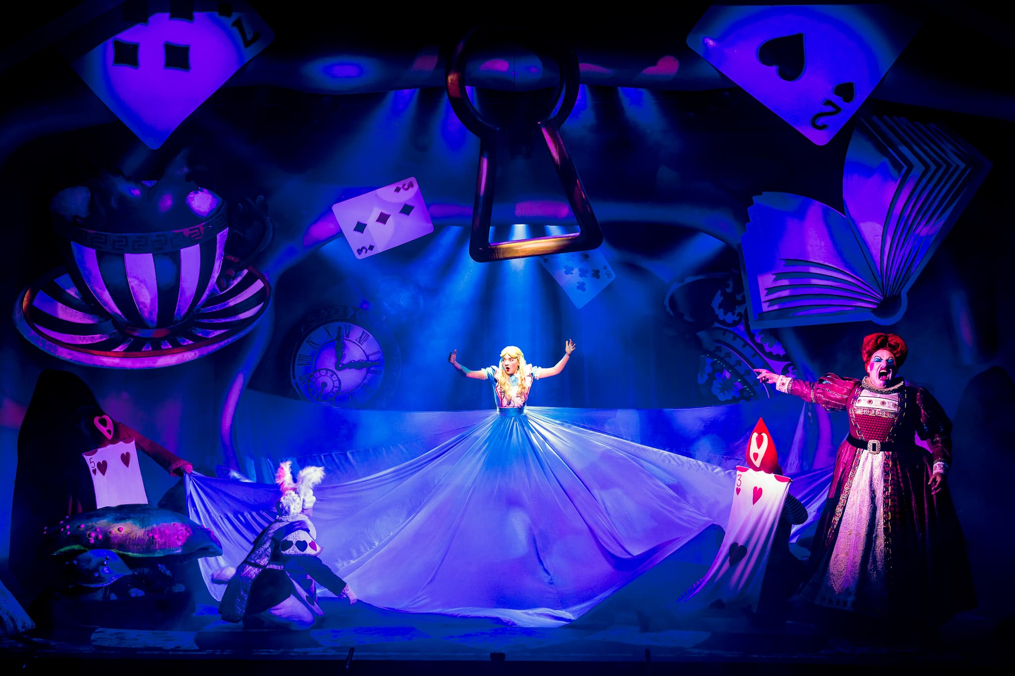 Alice in Wonderland at Marylebone Theatre, photographed by Steve Gregson