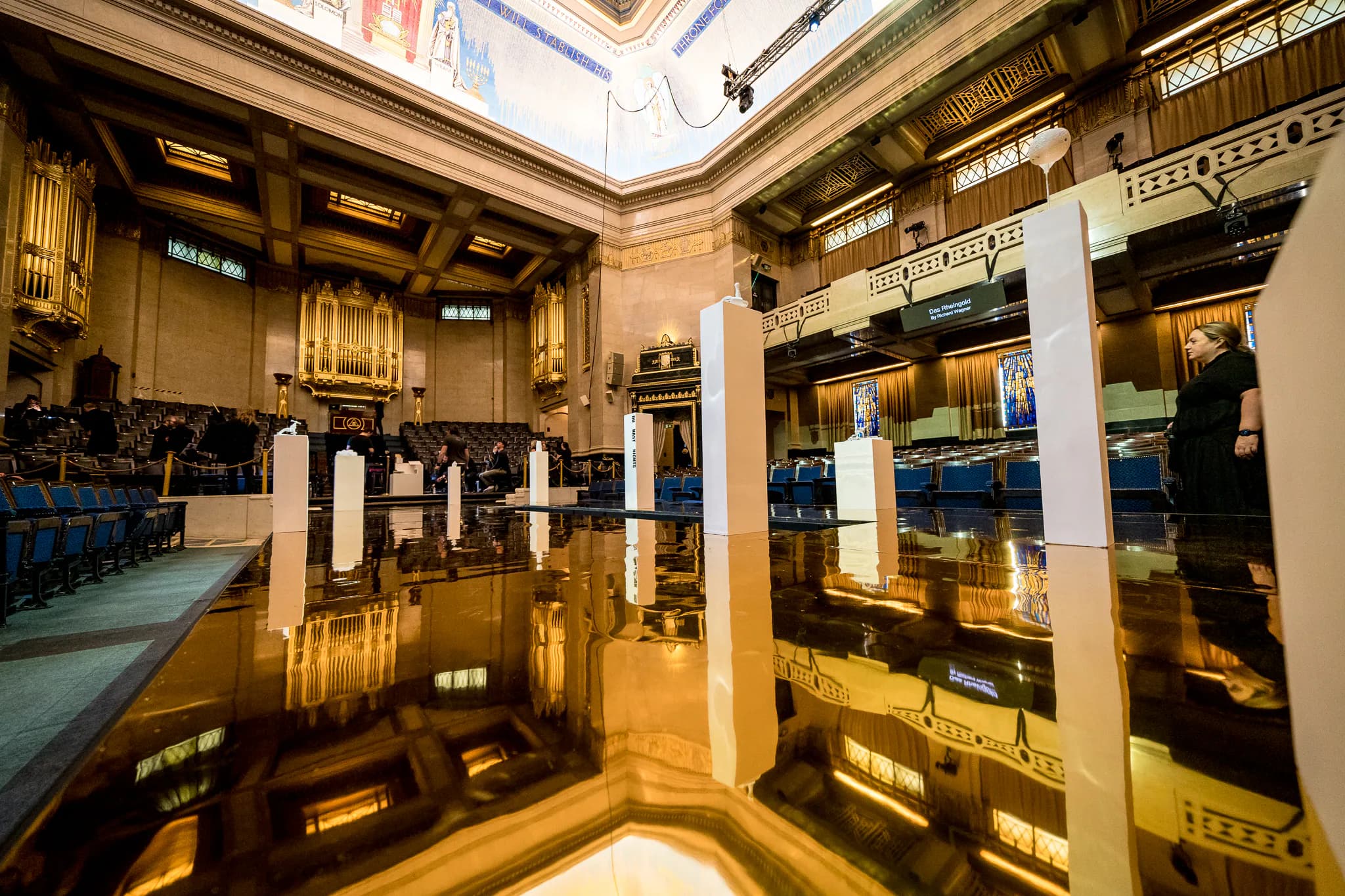 Das Rheingold at Grand Temple, Freemasons' Hall, London — production photograph 2 of 44