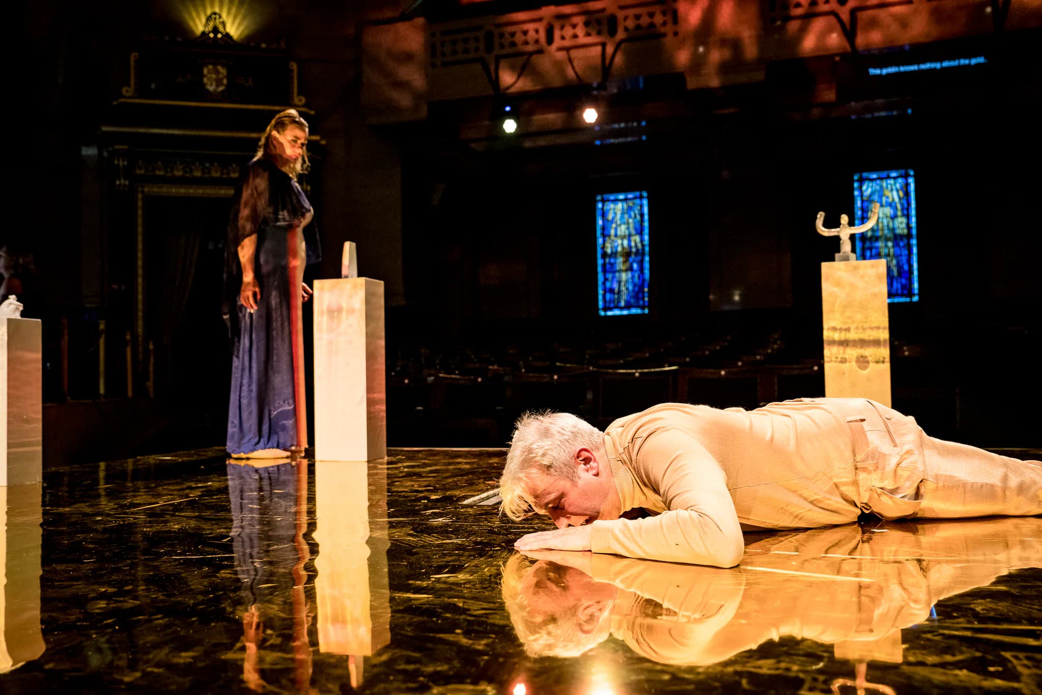 Das Rheingold at Grand Temple, Freemasons' Hall, London — production photograph 10 of 44