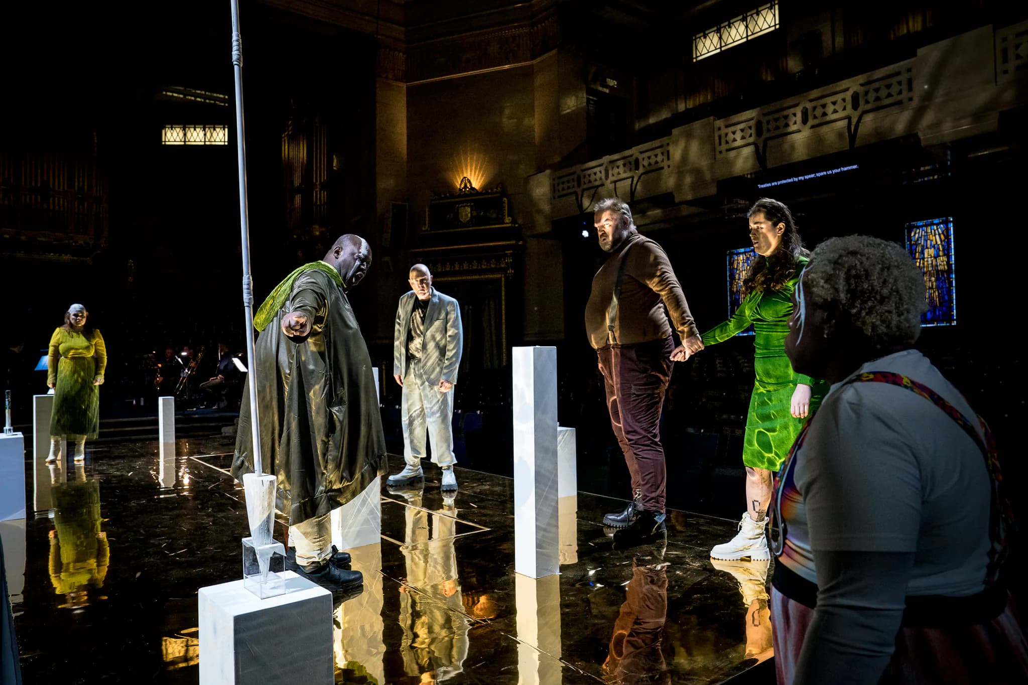 Das Rheingold at Grand Temple, Freemasons' Hall, London — production photograph 17 of 44