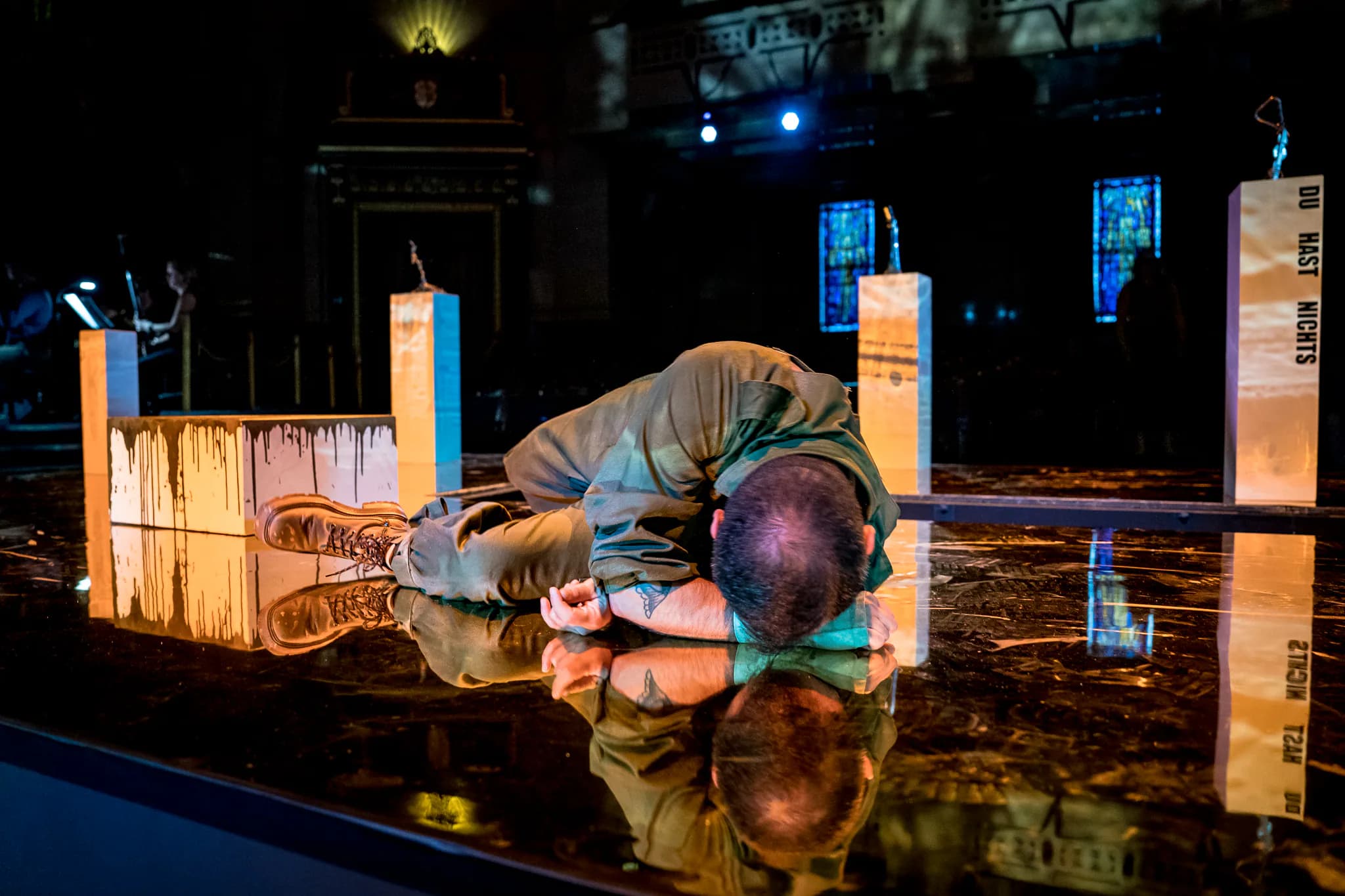 Das Rheingold at Grand Temple, Freemasons' Hall, London — production photograph 28 of 44