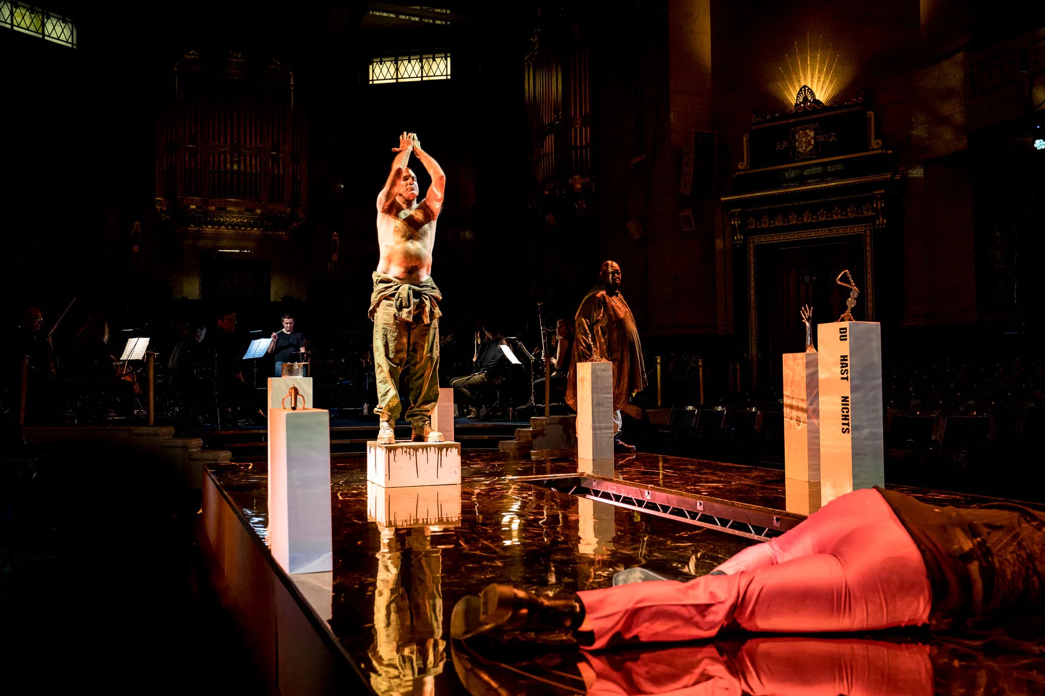 Das Rheingold at Grand Temple, Freemasons' Hall, London — production photograph 32 of 44