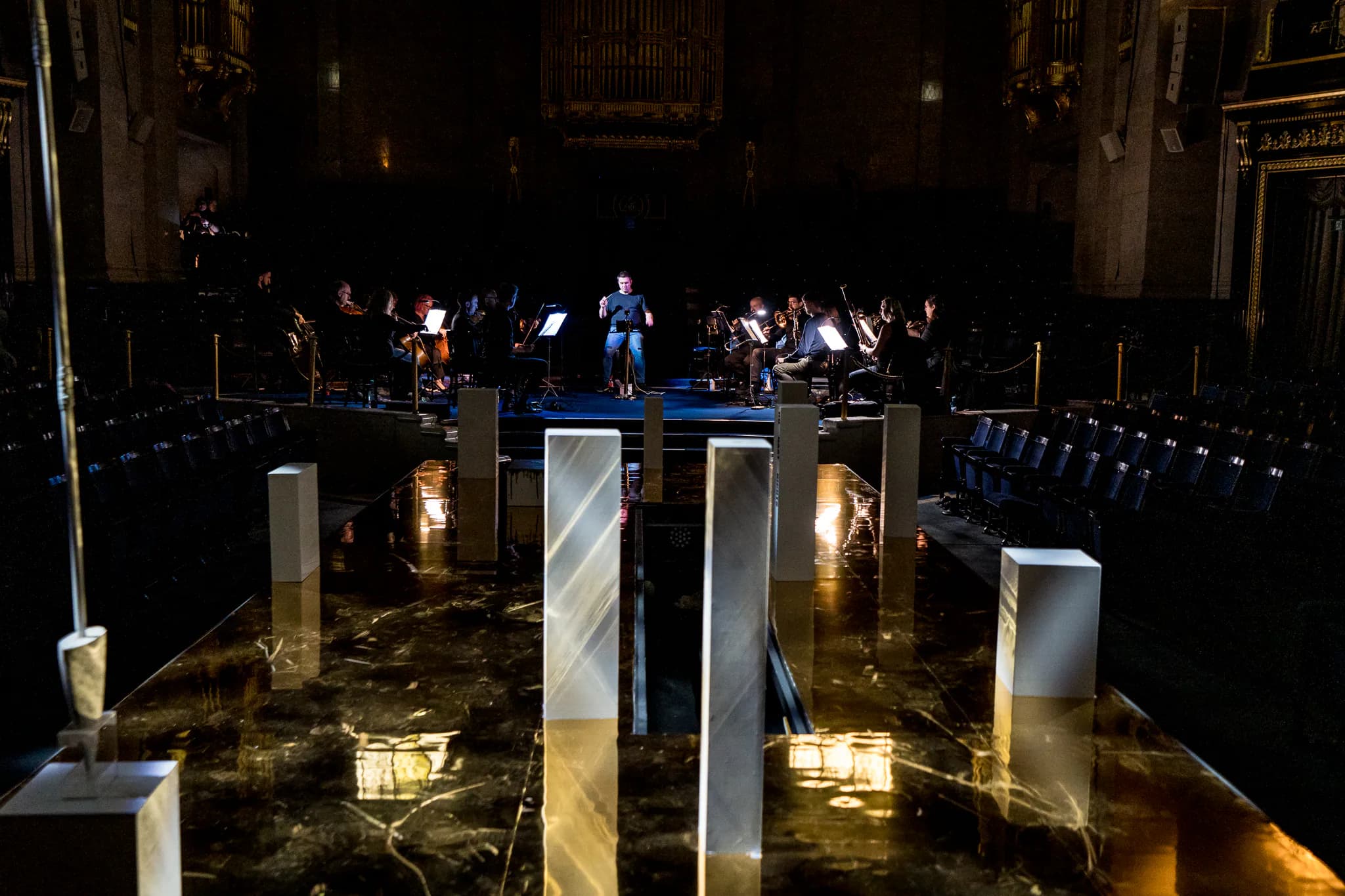 Das Rheingold at Grand Temple, Freemasons' Hall, London — production photograph 34 of 44