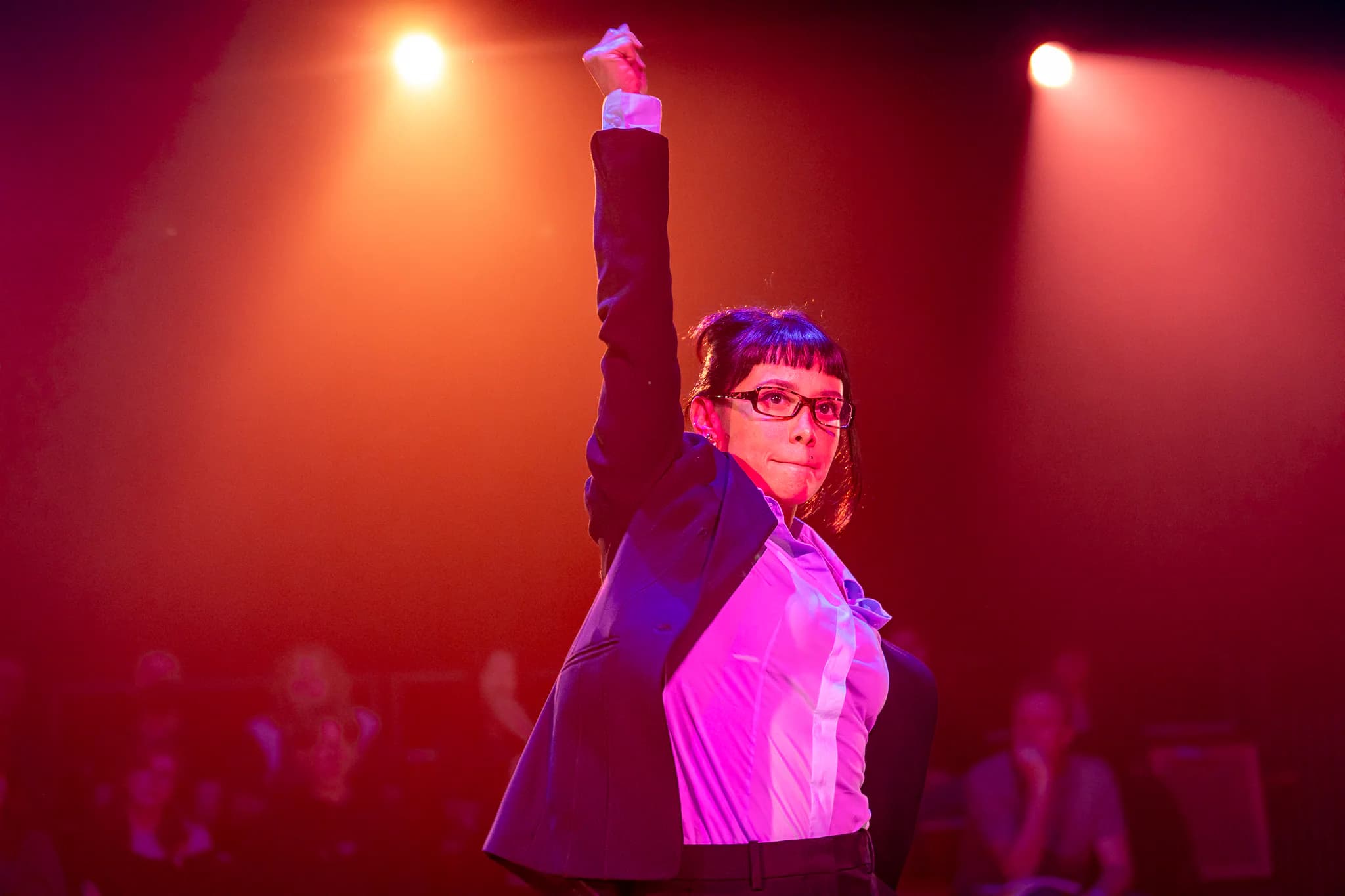 Enron at Milton Court Studio Theatre — production photograph 3 of 49