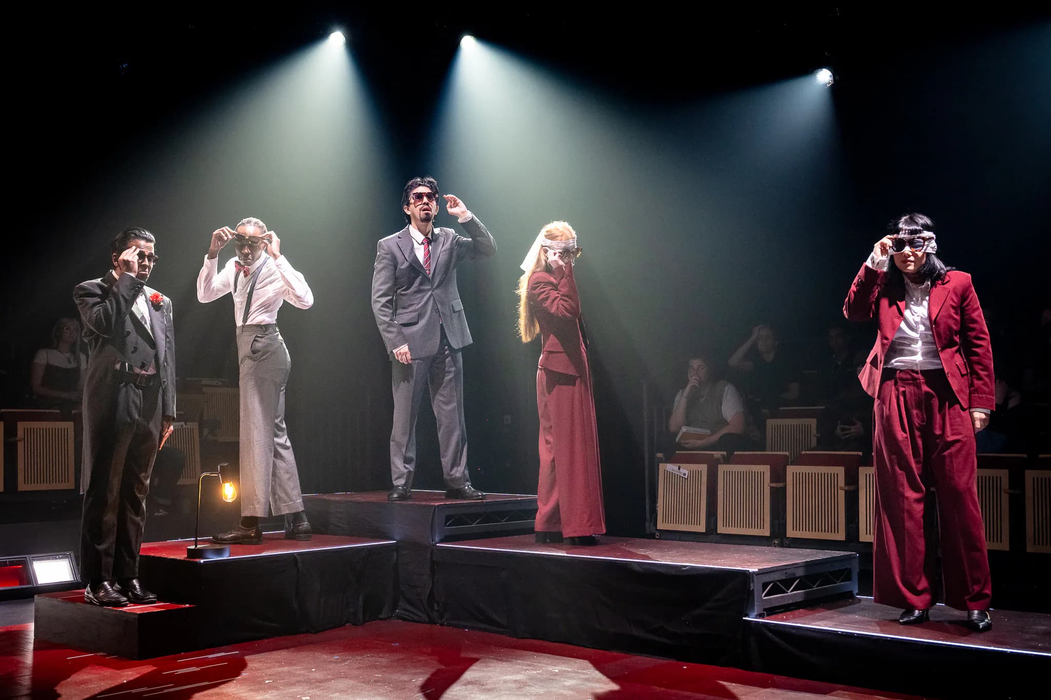 Enron at Milton Court Studio Theatre — production photograph 14 of 49