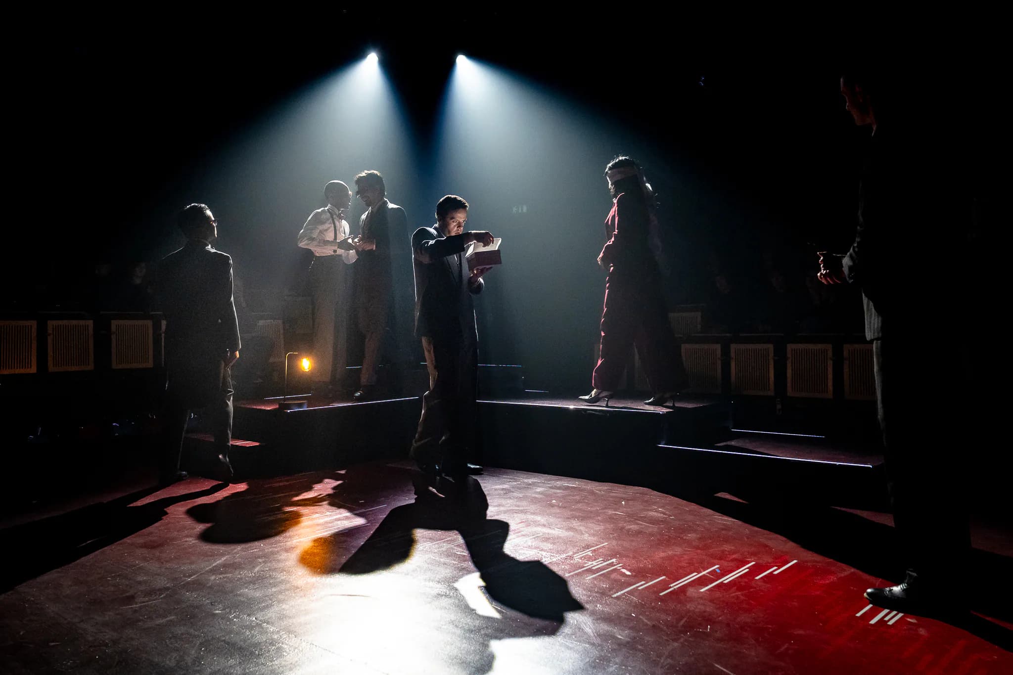 Enron at Milton Court Studio Theatre — production photograph 15 of 49