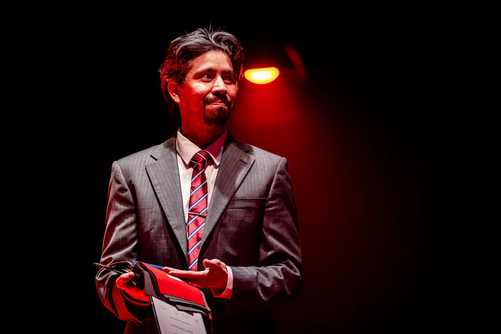 Enron at Milton Court Studio Theatre — production photograph 19 of 49