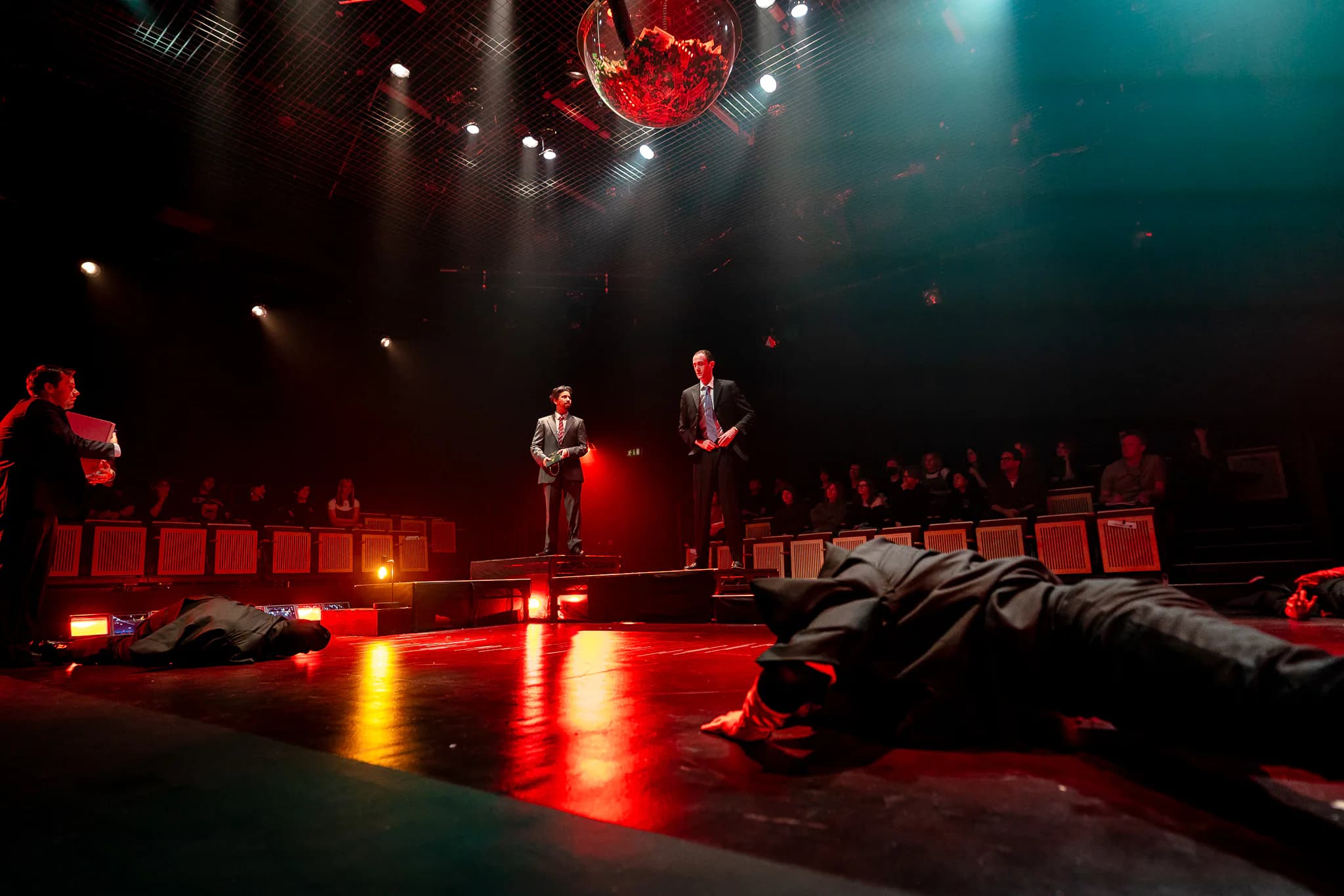 Enron at Milton Court Studio Theatre — production photograph 20 of 49