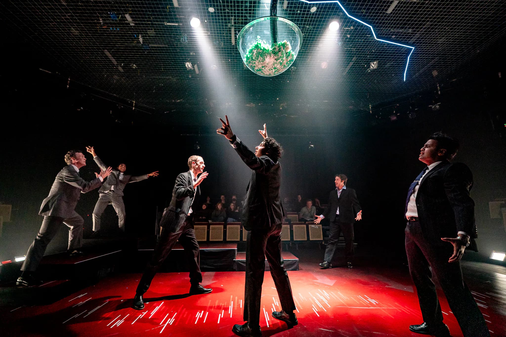 Enron at Milton Court Studio Theatre — production photograph 22 of 49