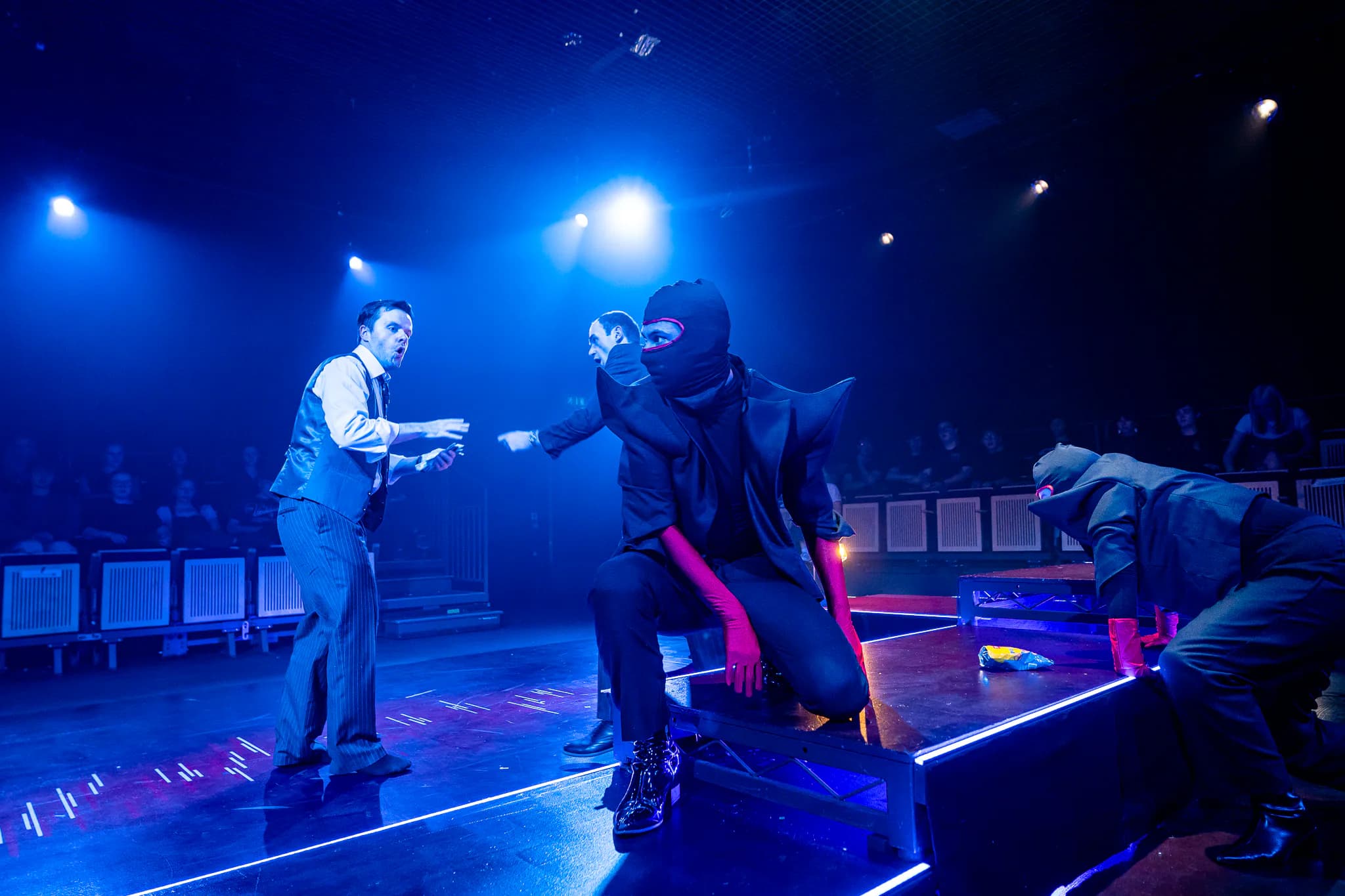 Enron at Milton Court Studio Theatre — production photograph 33 of 49