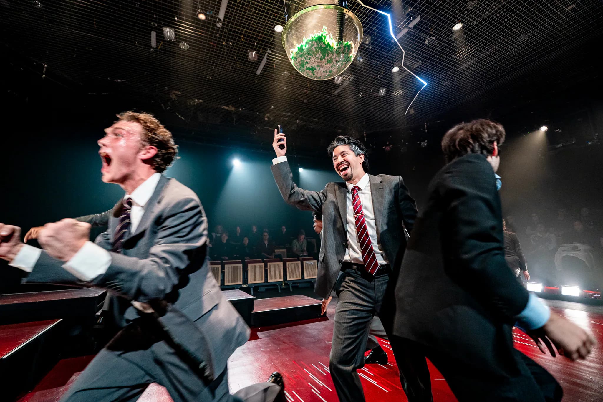 Enron at Milton Court Studio Theatre — production photograph 34 of 49