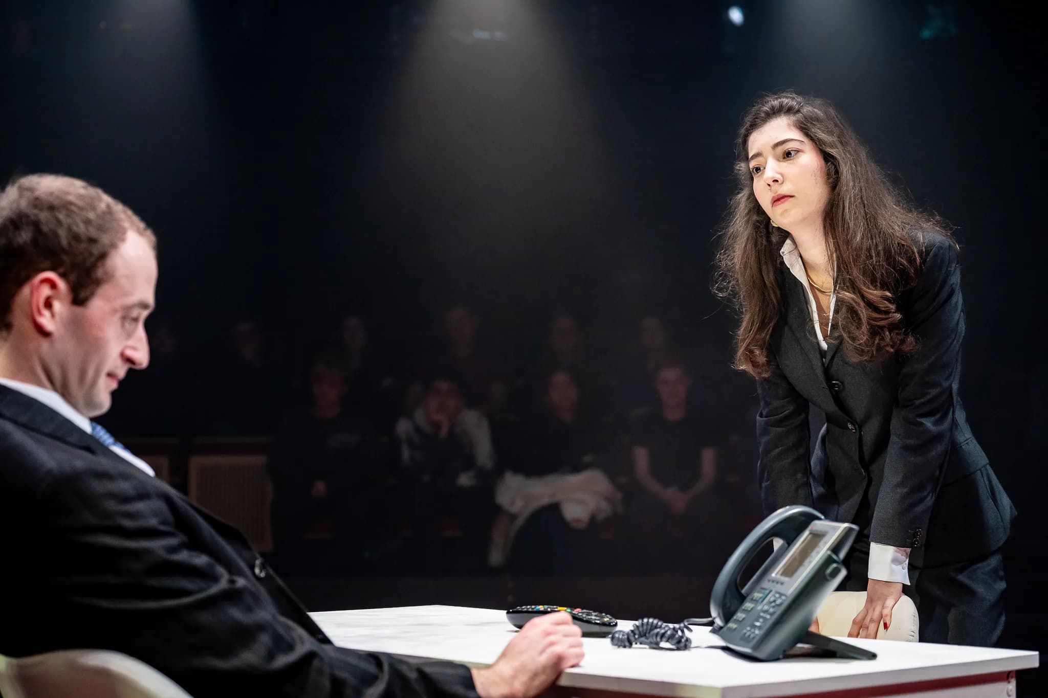 Enron at Milton Court Studio Theatre — production photograph 38 of 49