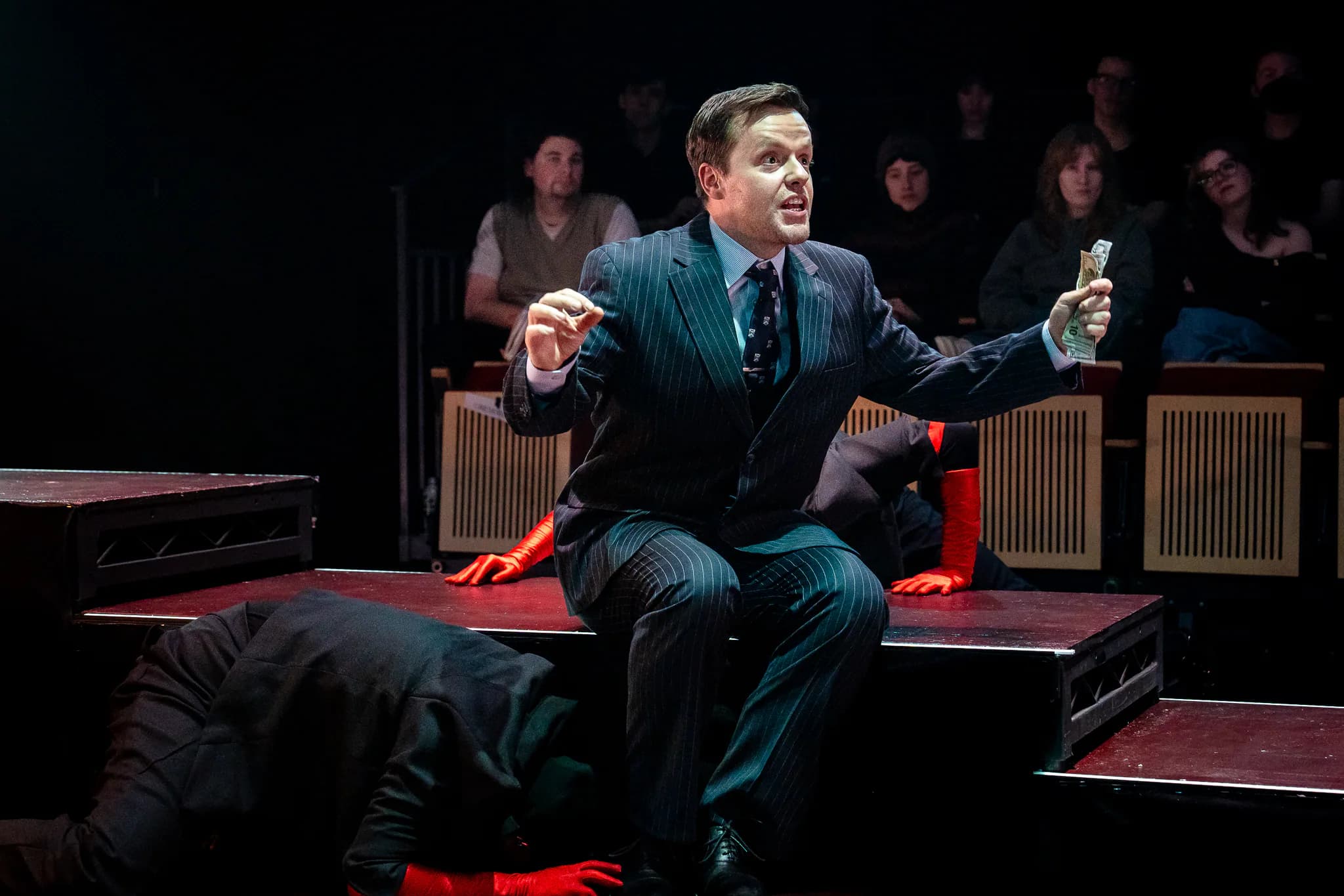 Enron at Milton Court Studio Theatre — production photograph 44 of 49