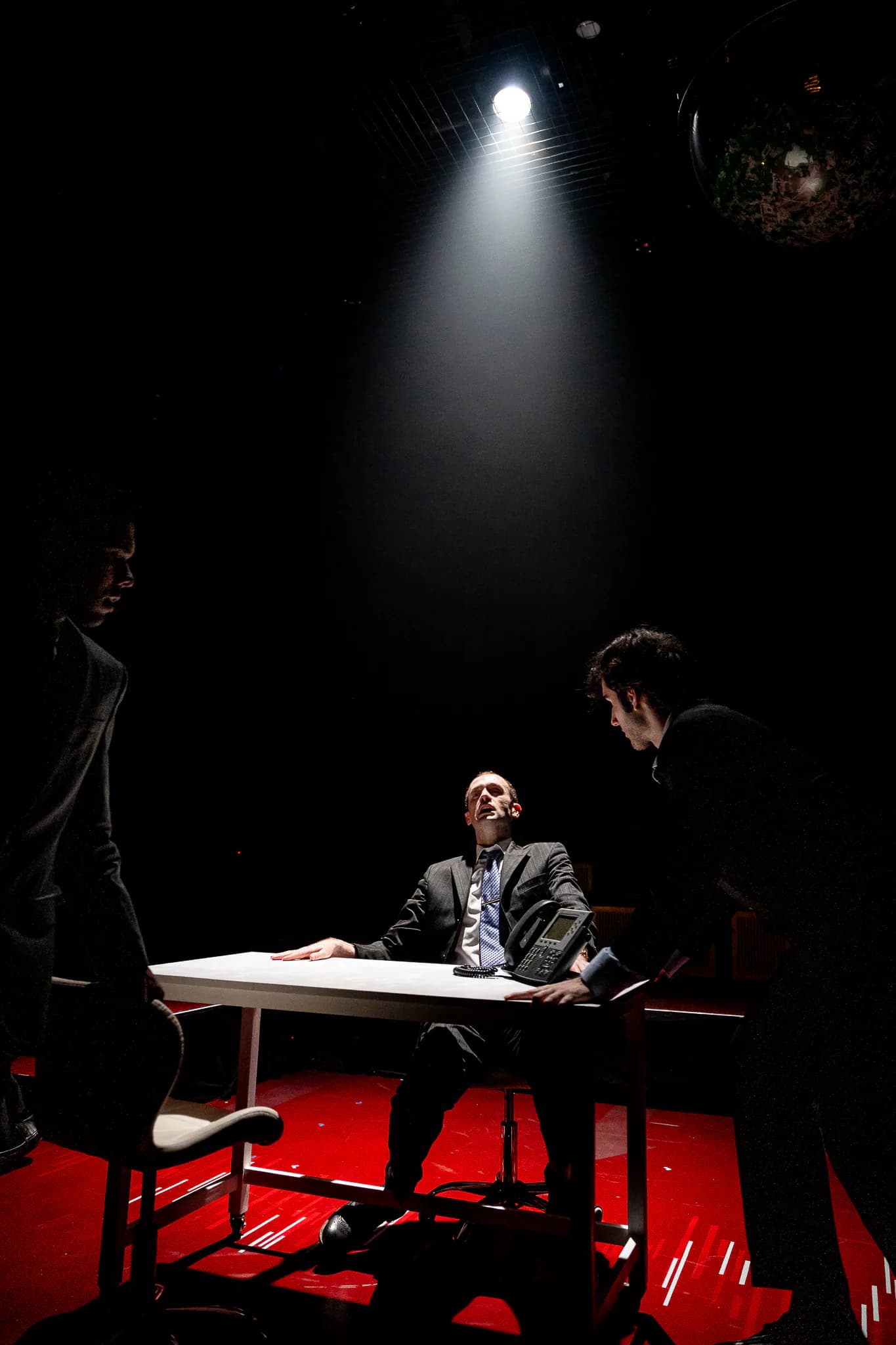 Enron at Milton Court Studio Theatre — production photograph 45 of 49