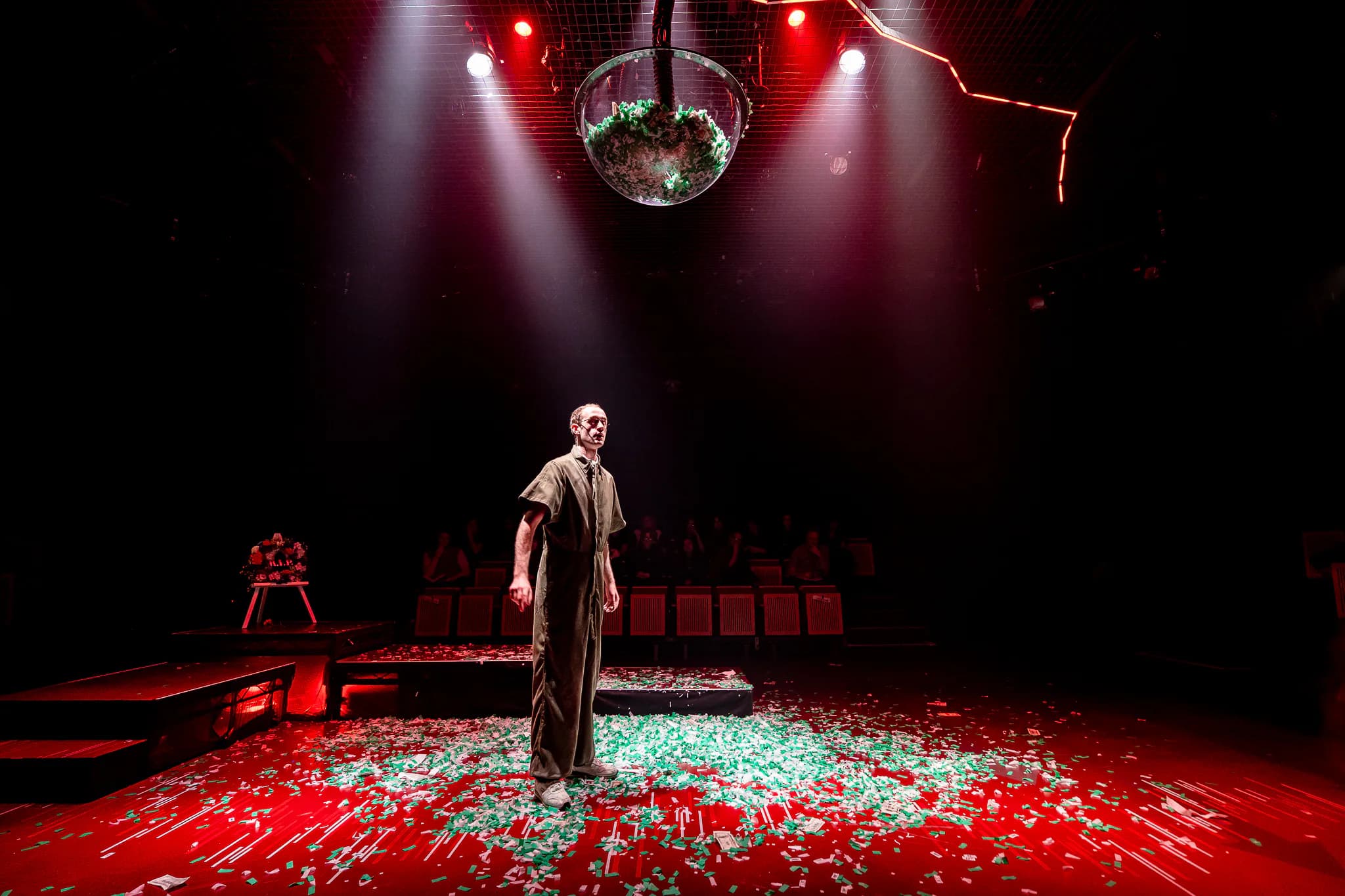 Enron at Milton Court Studio Theatre — production photograph 48 of 49