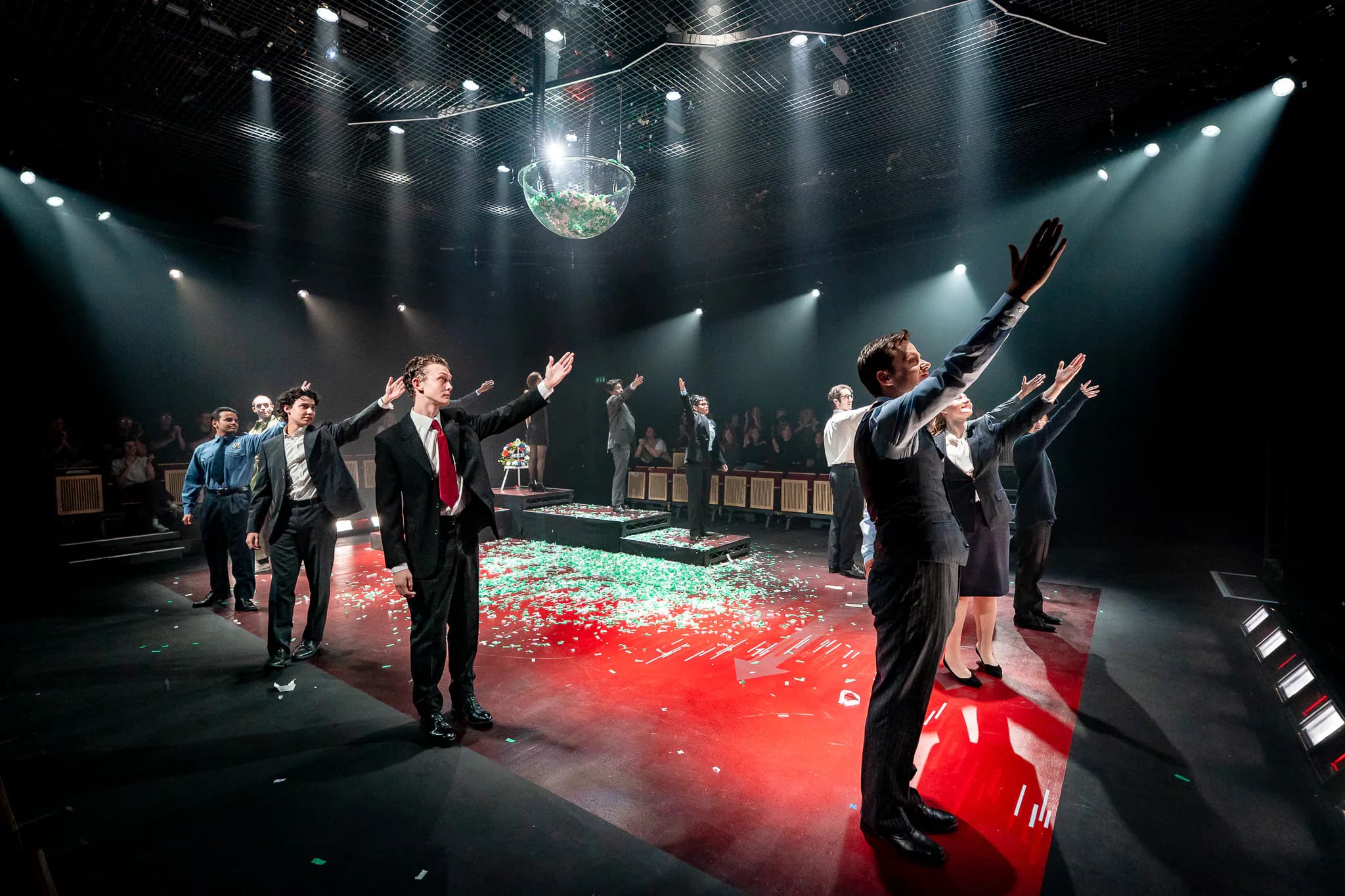 Enron at Milton Court Studio Theatre — production photograph 49 of 49