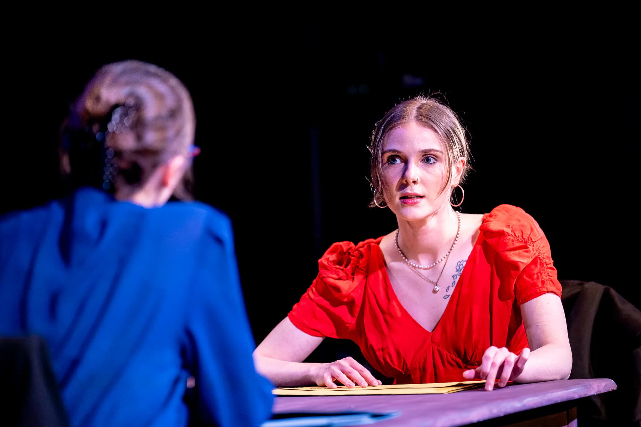 Fleas at Barn Theatre, Rose Bruford College, Sidcup — production photograph 6 of 40