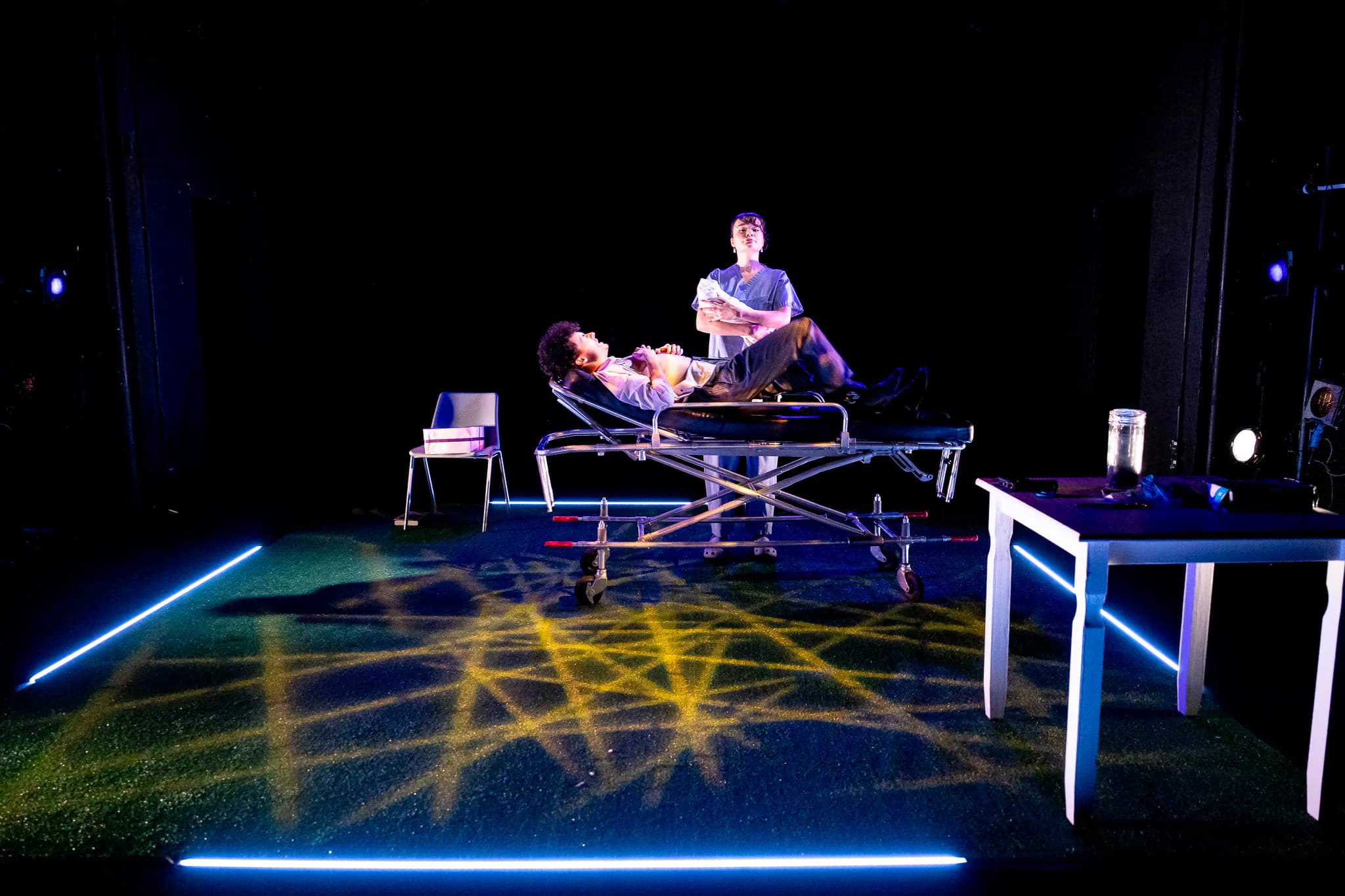 Fleas at Barn Theatre, Rose Bruford College, Sidcup — production photograph 26 of 40