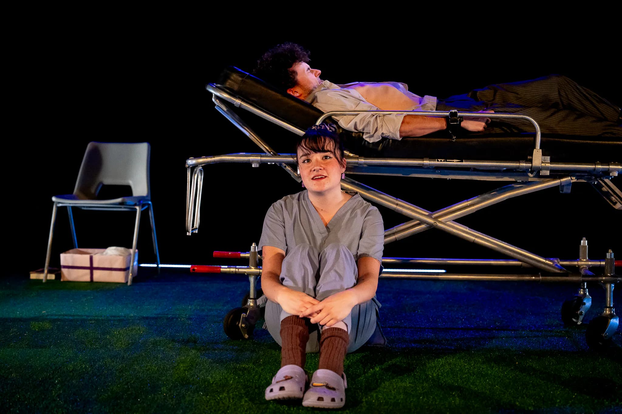 Fleas at Barn Theatre, Rose Bruford College, Sidcup — production photograph 27 of 40