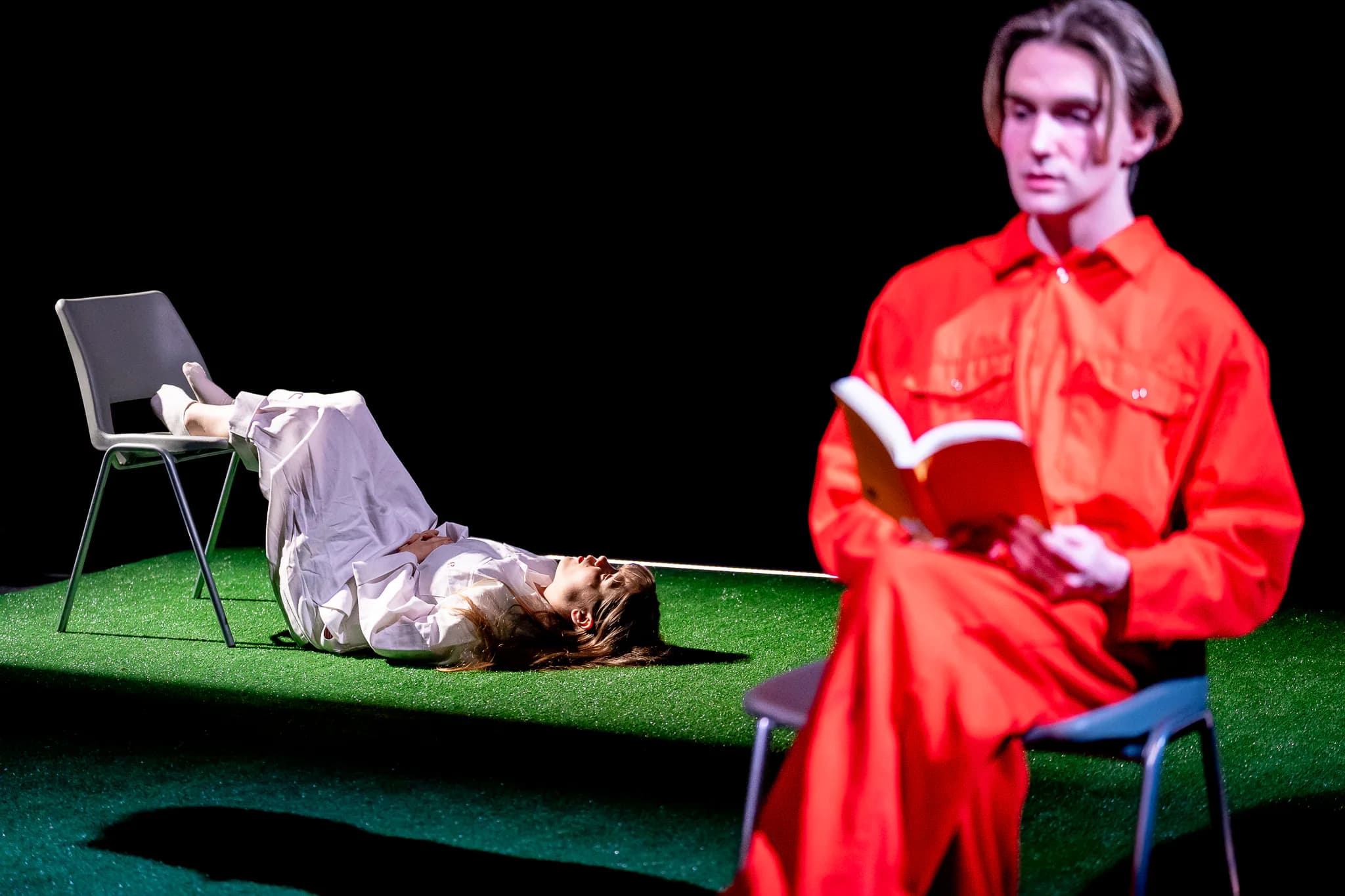 Fleas at Barn Theatre, Rose Bruford College, Sidcup — production photograph 29 of 40
