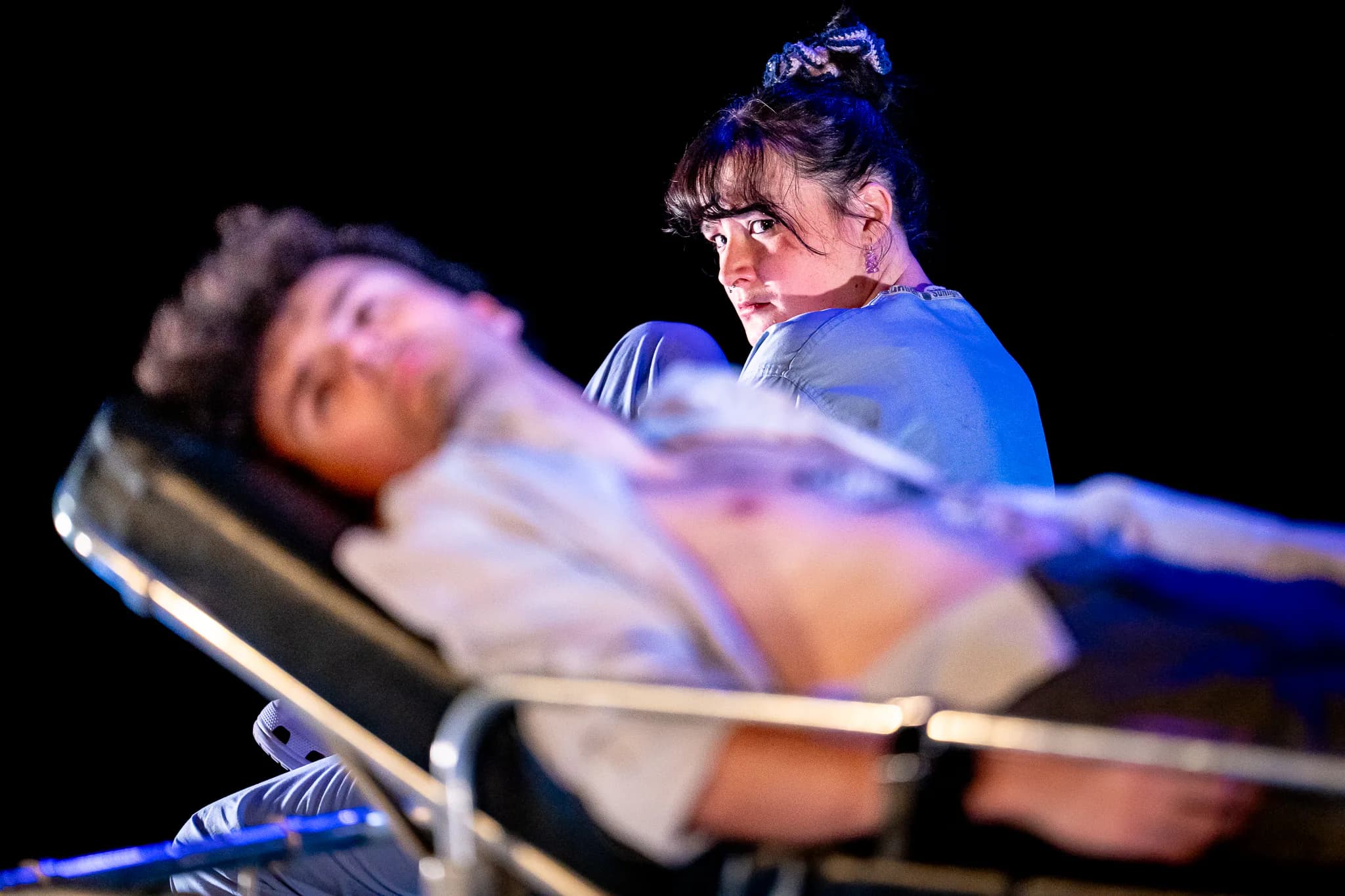 Fleas at Barn Theatre, Rose Bruford College, Sidcup — production photograph 31 of 40