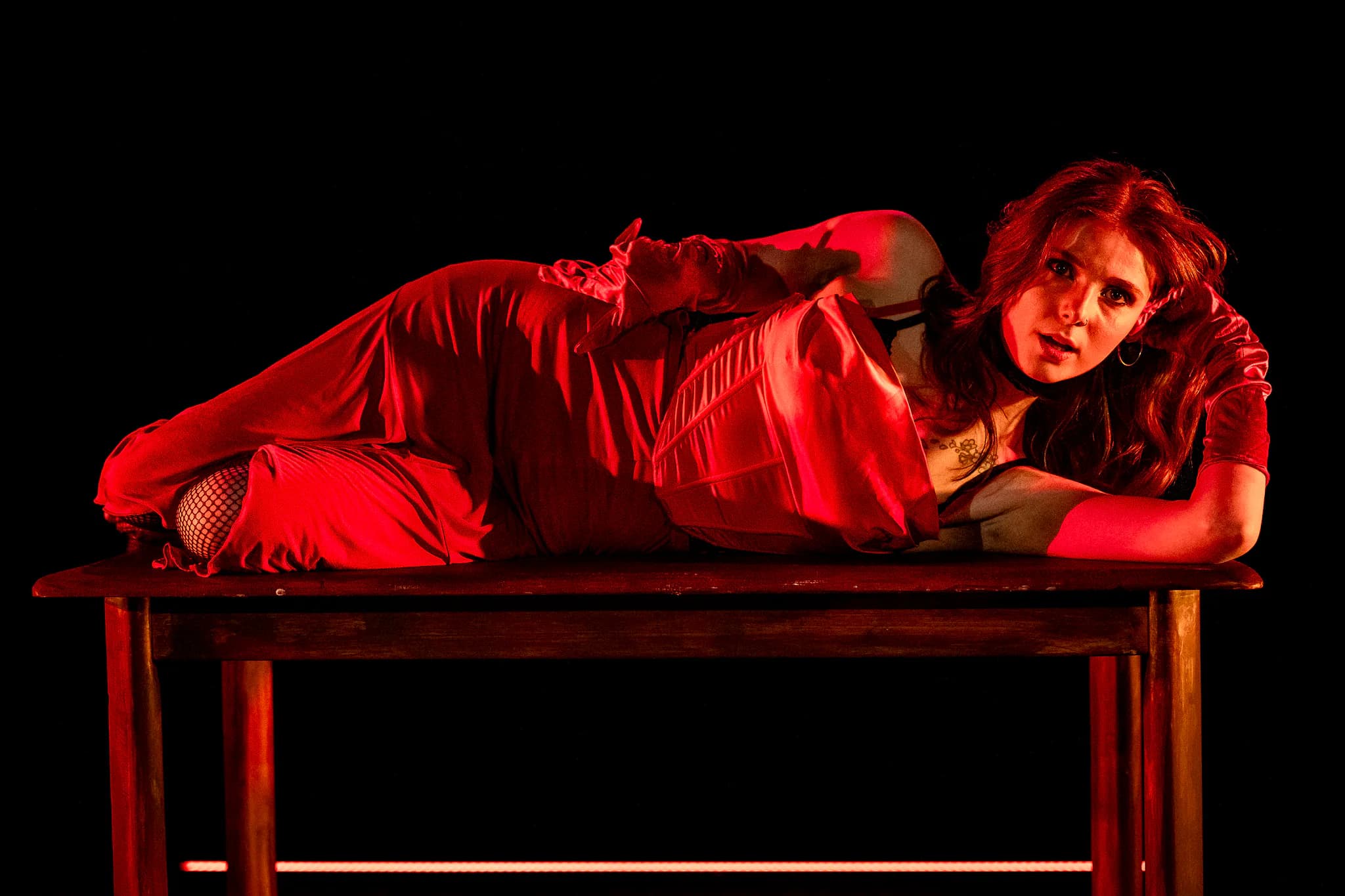 Fleas at Barn Theatre, Rose Bruford College, Sidcup — production photograph 35 of 40