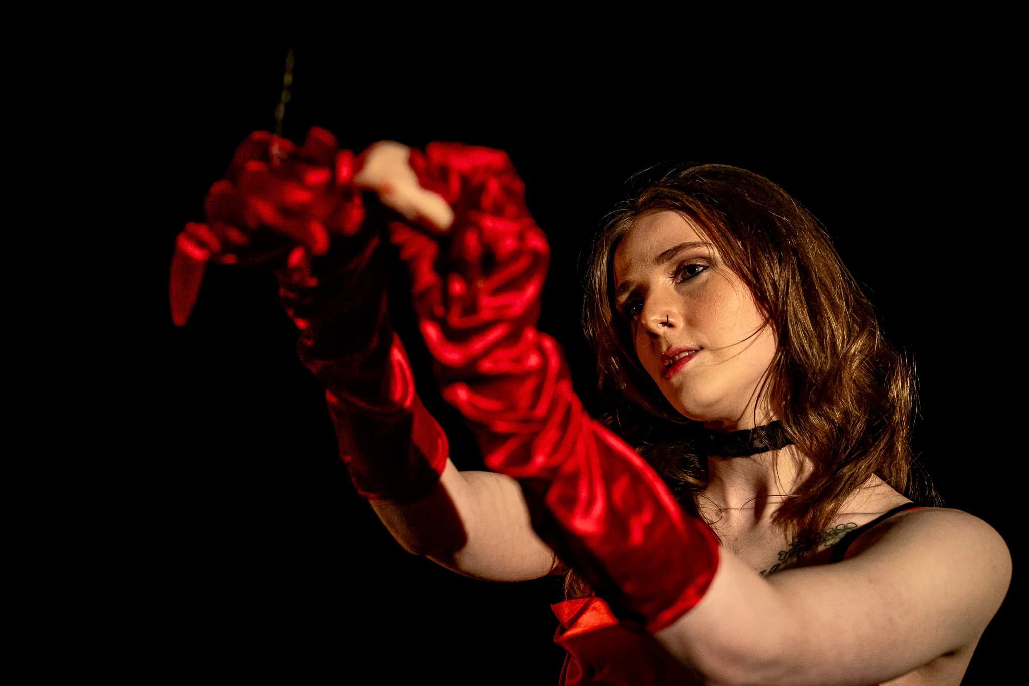 Fleas at Barn Theatre, Rose Bruford College, Sidcup — production photograph 36 of 40