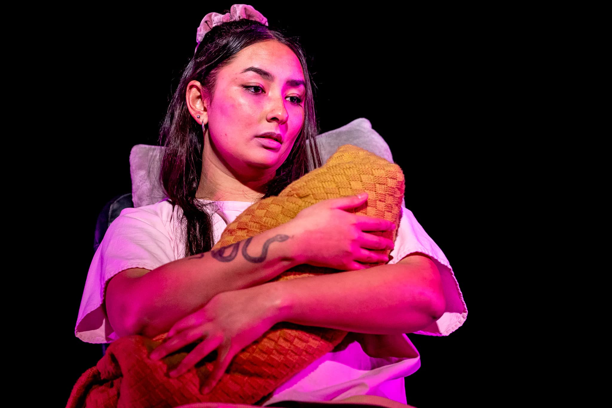 Fleas at Barn Theatre, Rose Bruford College, Sidcup — production photograph 37 of 40
