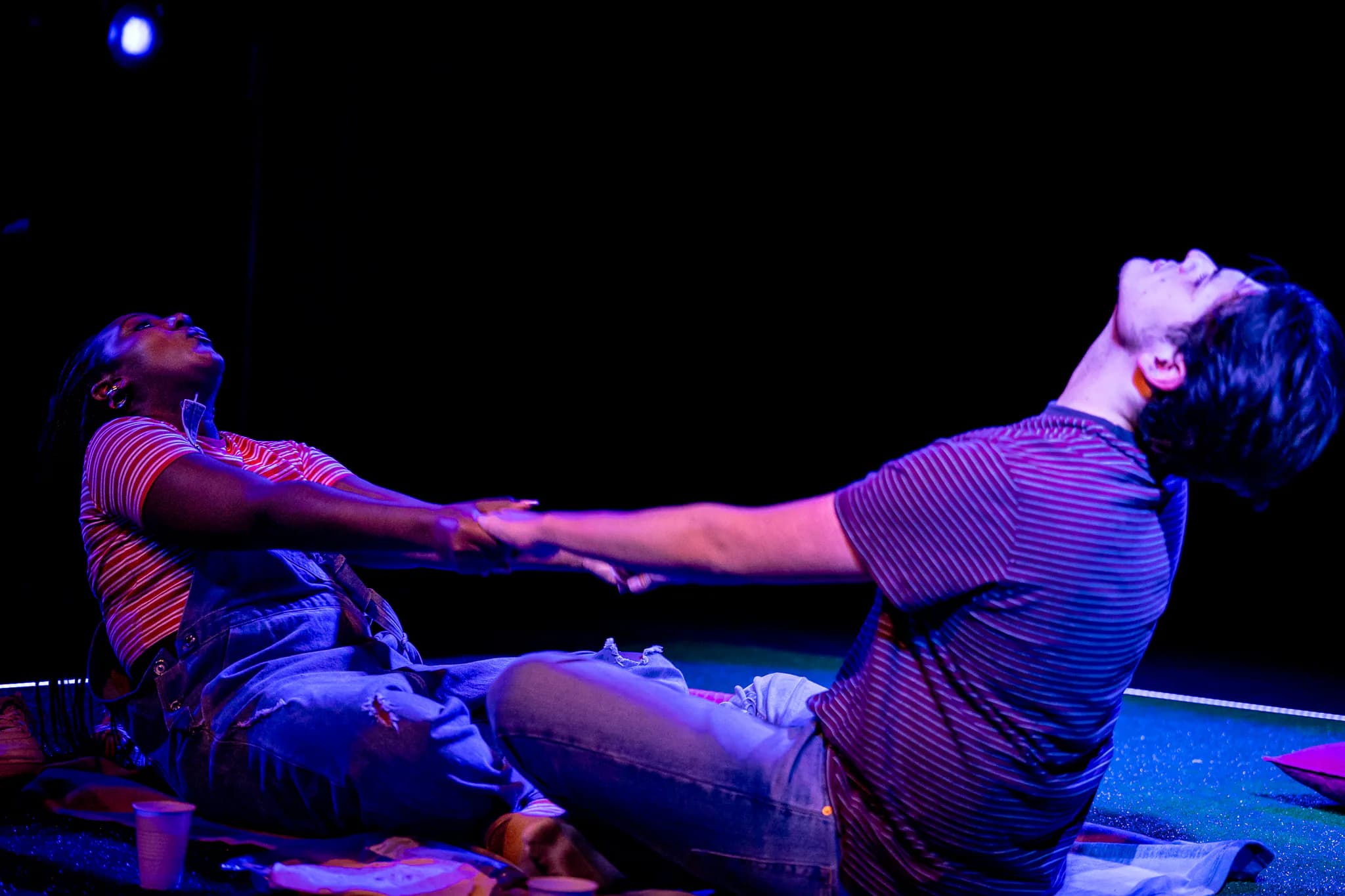 Fleas at Barn Theatre, Rose Bruford College, Sidcup — production photograph 39 of 40
