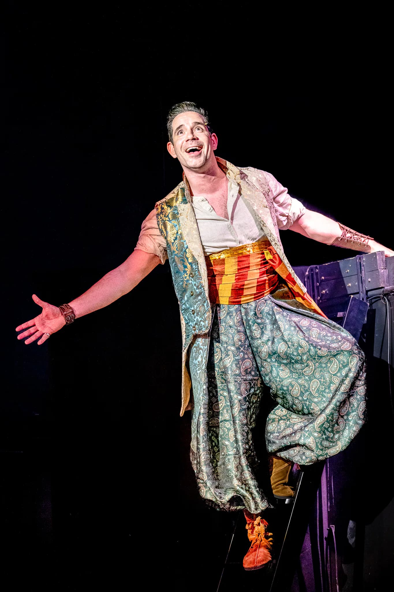 King of Pangea at King's Head Theatre, London — production photograph 5 of 6