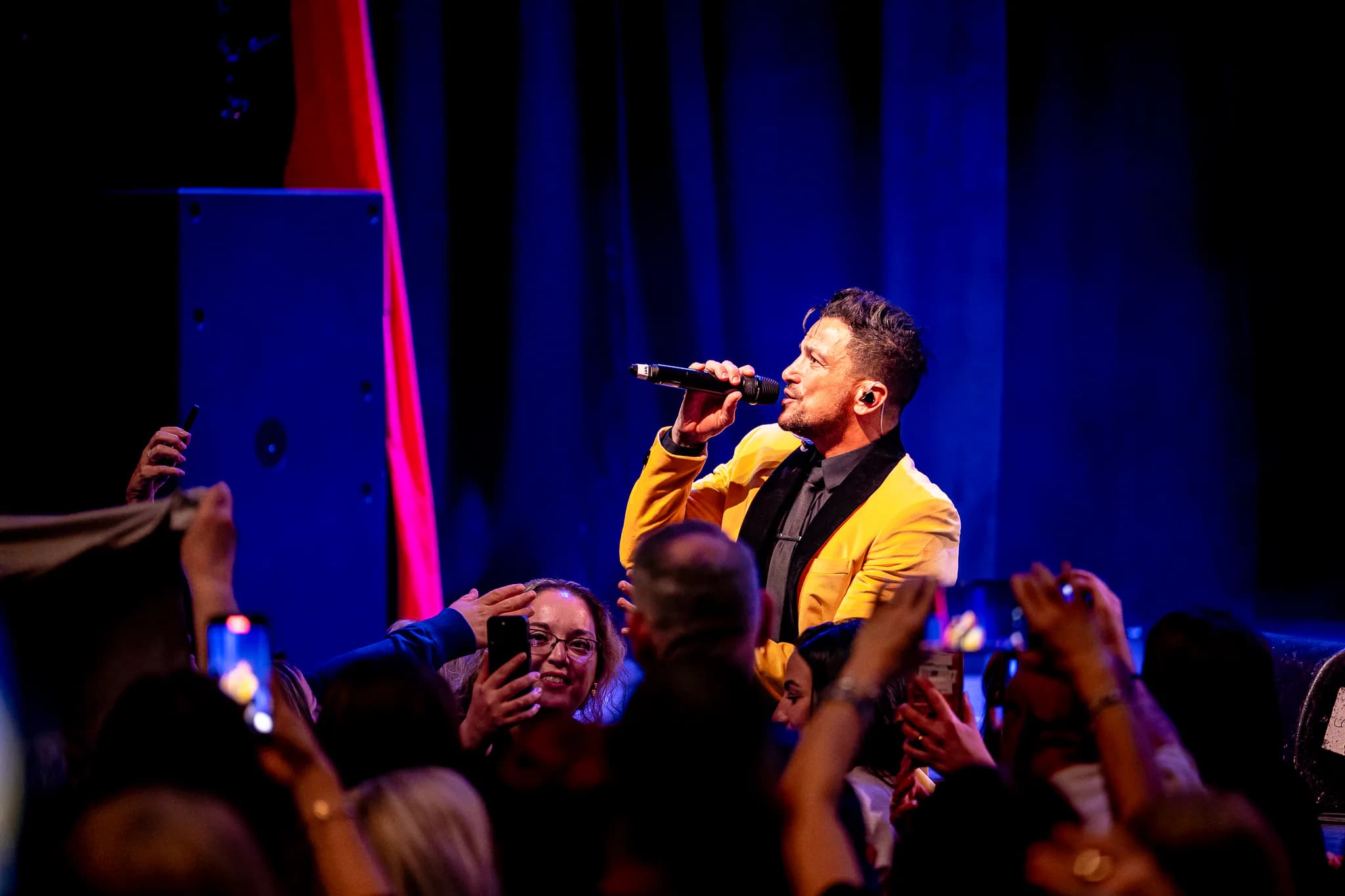 Peter Andre in The Best of Frankie Valli and the Four Seasons at The Gordon Craig Theatre, Stevenage — production hero photograph