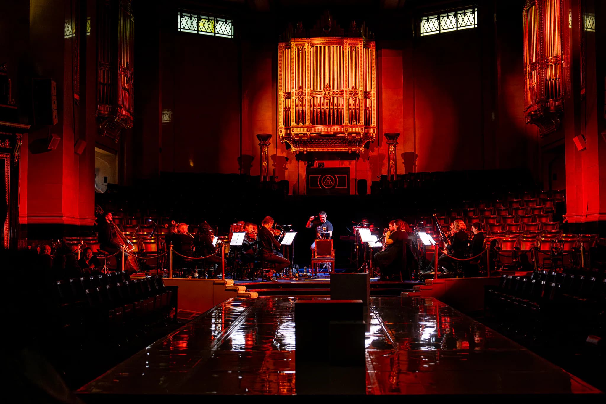 Siegfried at Grand Temple, Freemasons’ Hall, London — production hero photograph